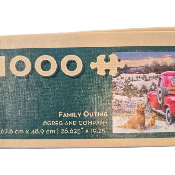 Cobble Hill Family Outing Dogs 1000 pc Jigsaw Puzzle - Picture 5 of 7